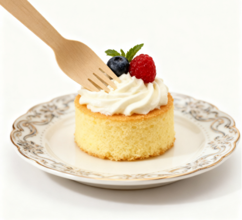 160mm Compostable Disposable Wooden Fork