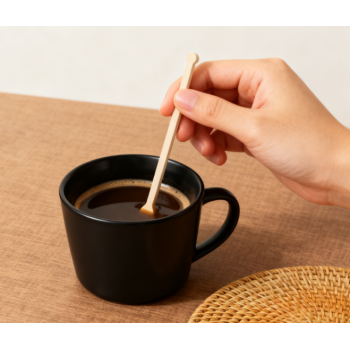 150mm Eco-Friendly Disposable Wooden Stir Sticks