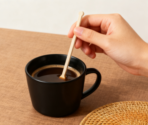 180mm Eco-Friendly Disposable Wooden Coffee Stir Sticks | Biodegradable Stirrer for Hot Drinks