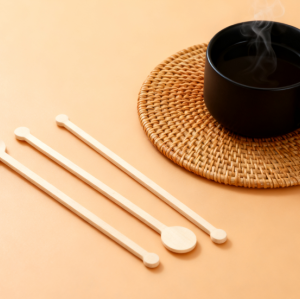 80mm Eco-Friendly Disposable Wooden Stir Sticks