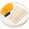 Food-Grade Biodegradable Wooden Fruit Forks | Plastic Ban Compliant Eco-Friendly Disposable Cutlery