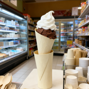 220mm Eco-Friendly Disposable Wooden Cones Wholesale