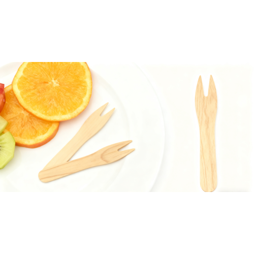 89mm Eco-Friendly Disposable Wooden Fork