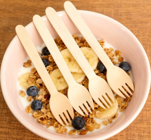 160mm Eco-Friendly Disposable Wooden Spork