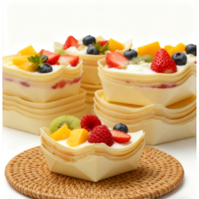 100mm Eco-Friendly Disposable Wooden Mousse Box