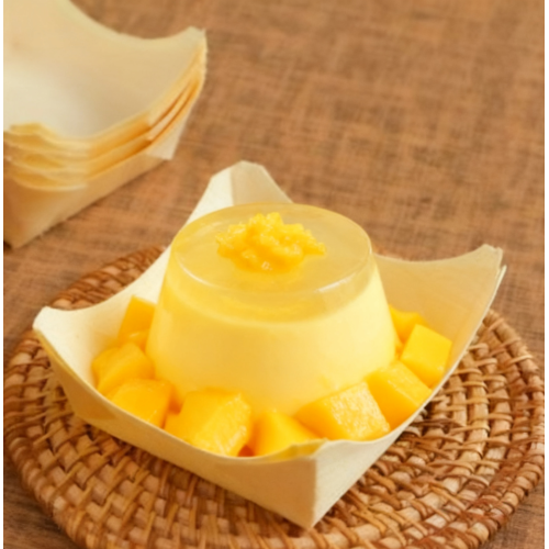 80mm Eco-Friendly Disposable Wooden Mousse Box