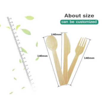 100% Bamboo Knives Set - Eco Friendly Kitchen Utensils (500 Compostable Knives)