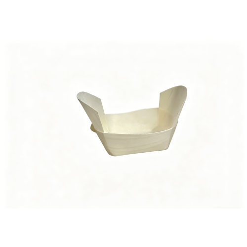 Disposable Birchwood Boat Plates