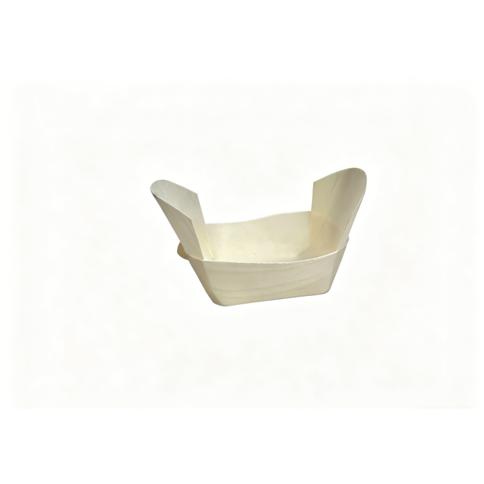 Disposable Birchwood Boat Plates