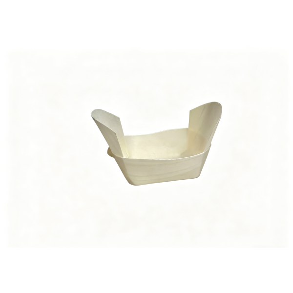 Disposable Birchwood Boat Plates