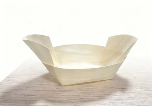 Disposable Birchwood Boat Plates