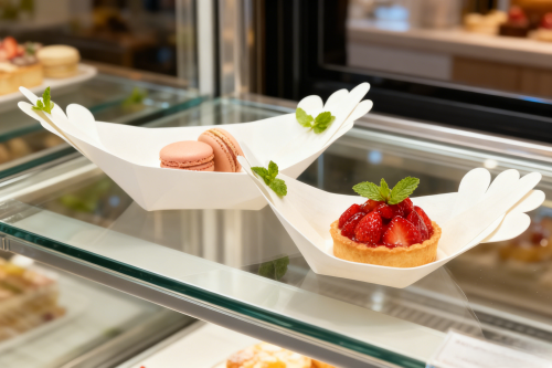 Disposable Birchwood Boat Plates