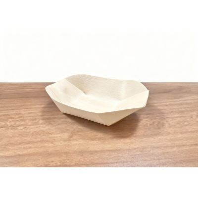 Disposable Birchwood Boat Plates