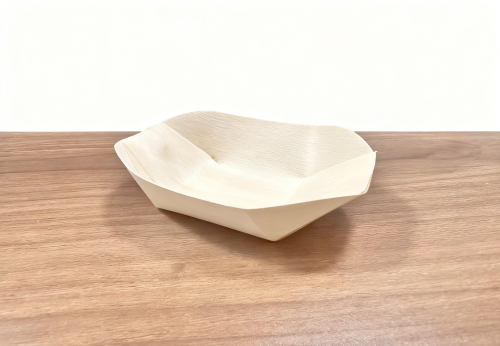 Disposable Birchwood Boat Plates