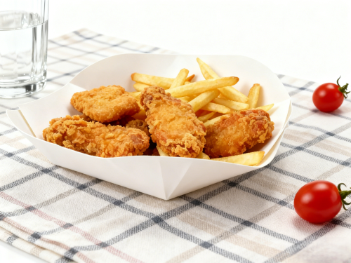 Disposable Birchwood Boat Plates