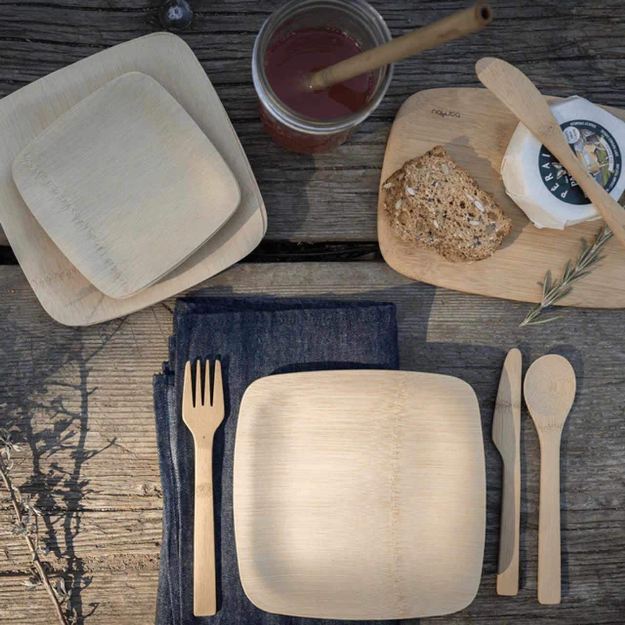 Disposable Bamboo Tableware