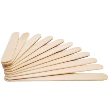 Bevelled Edge Wooden Multi-Purpose Popsicle Sticks, Tongue Depressor Wood Sticks (Formerly Comfy Package)