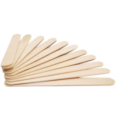 Bevelled Edge Wooden Multi-Purpose Popsicle Sticks, Tongue Depressor Wood Sticks (Formerly Comfy Package)