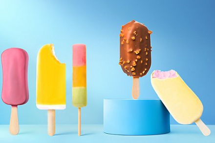 Bevelled Edge Wooden Ice Cream Sticks