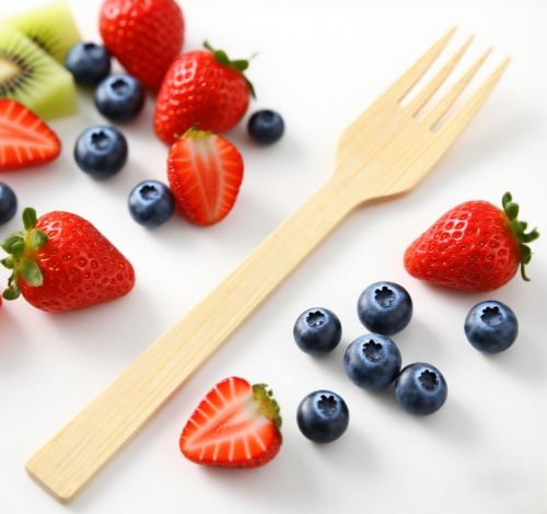 170 mm Eco-Friendly Biodegradable Bamboo Fork