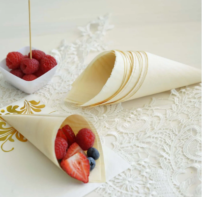 125mm Eco-Friendly Disposable Wooden Cone