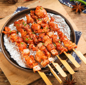 FSC Disposable Flag / Gun Shaped Bamboo Skewers (Teppo Gushi) Natural 3.5” (9cm) (100/pack)