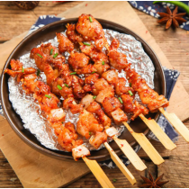 FSC Disposable Flag Gun Shaped Bamboo Skewers (Teppo Gushi) Natural 3.5” (9cm) (100/pack)