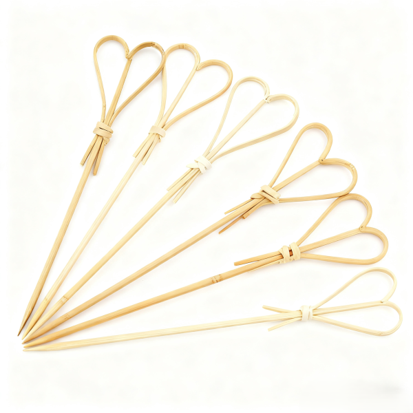 FSC Disposable Bamboo Skewers | Eco-Friendly Biodegradable Food Picks for BBQ & Catering