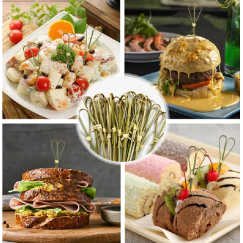 FSC Disposable Bamboo Skewers | Eco-Friendly Biodegradable Food Picks for BBQ & Catering