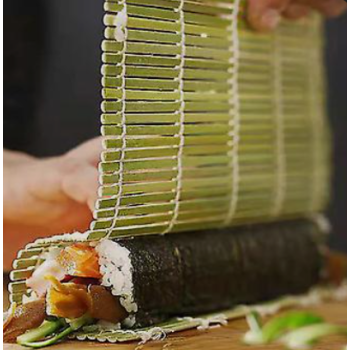 Eco-Friendly Bamboo Sushi Rolling Mat | Biodegradable Sushi Making Curtain