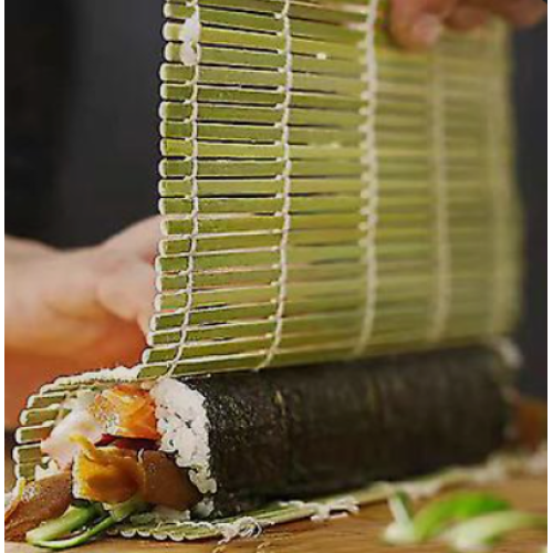 Eco-Friendly Bamboo Sushi Rolling Mat | Biodegradable Sushi Making Curtain