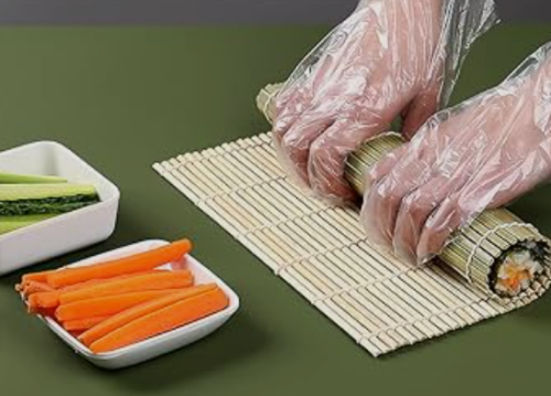 Eco-Friendly Bamboo Sushi Rolling Mat | Biodegradable Sushi Making Curtain