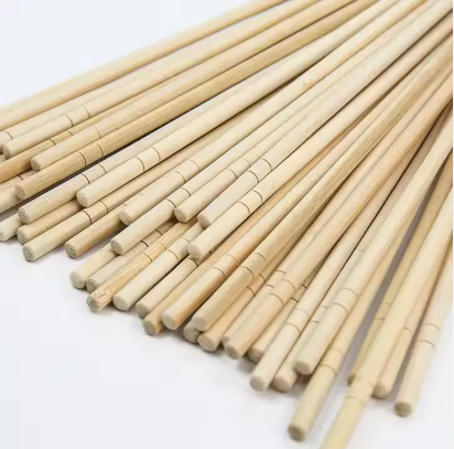 Eco-Friendly Disposable Bamboo Round Chopsticks | Sustainable, Biodegradable Chopsticks for Dining & Takeout