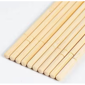 Eco-Friendly Disposable Bamboo Round Chopsticks | Sustainable, Biodegradable Chopsticks for Dining & Takeout