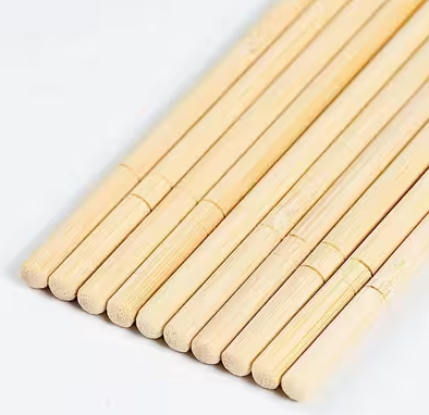 Eco-Friendly Disposable Bamboo Round Chopsticks | Sustainable, Biodegradable Chopsticks for Dining & Takeout