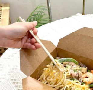 Eco-Friendly Disposable Bamboo Round Chopsticks | Sustainable, Biodegradable Chopsticks for Dining & Takeout