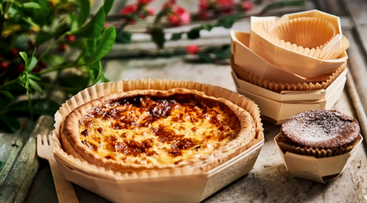 disposable wooden baking moulds