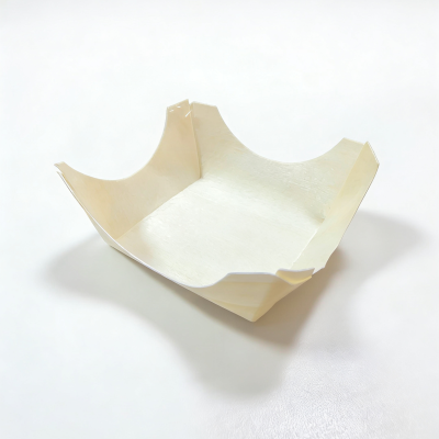 60mm Eco-Friendly Disposable Wooden Mousse Box