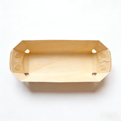 Medium-sized Eco-Friendly Disposable Wooden Bread Box | Biodegradable Baking Mold