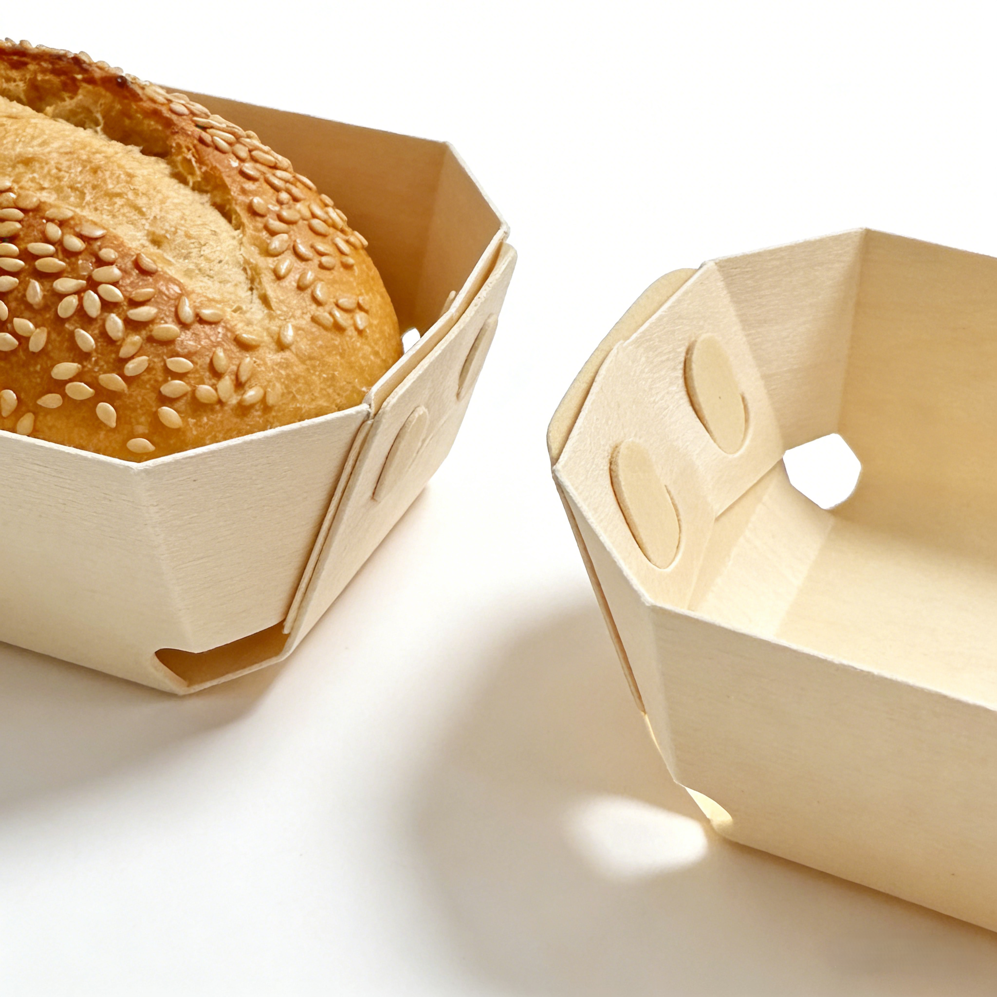 Disposable Wooden Bread Box