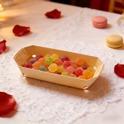Small-sized Eco-Friendly Disposable Wooden Bread Box