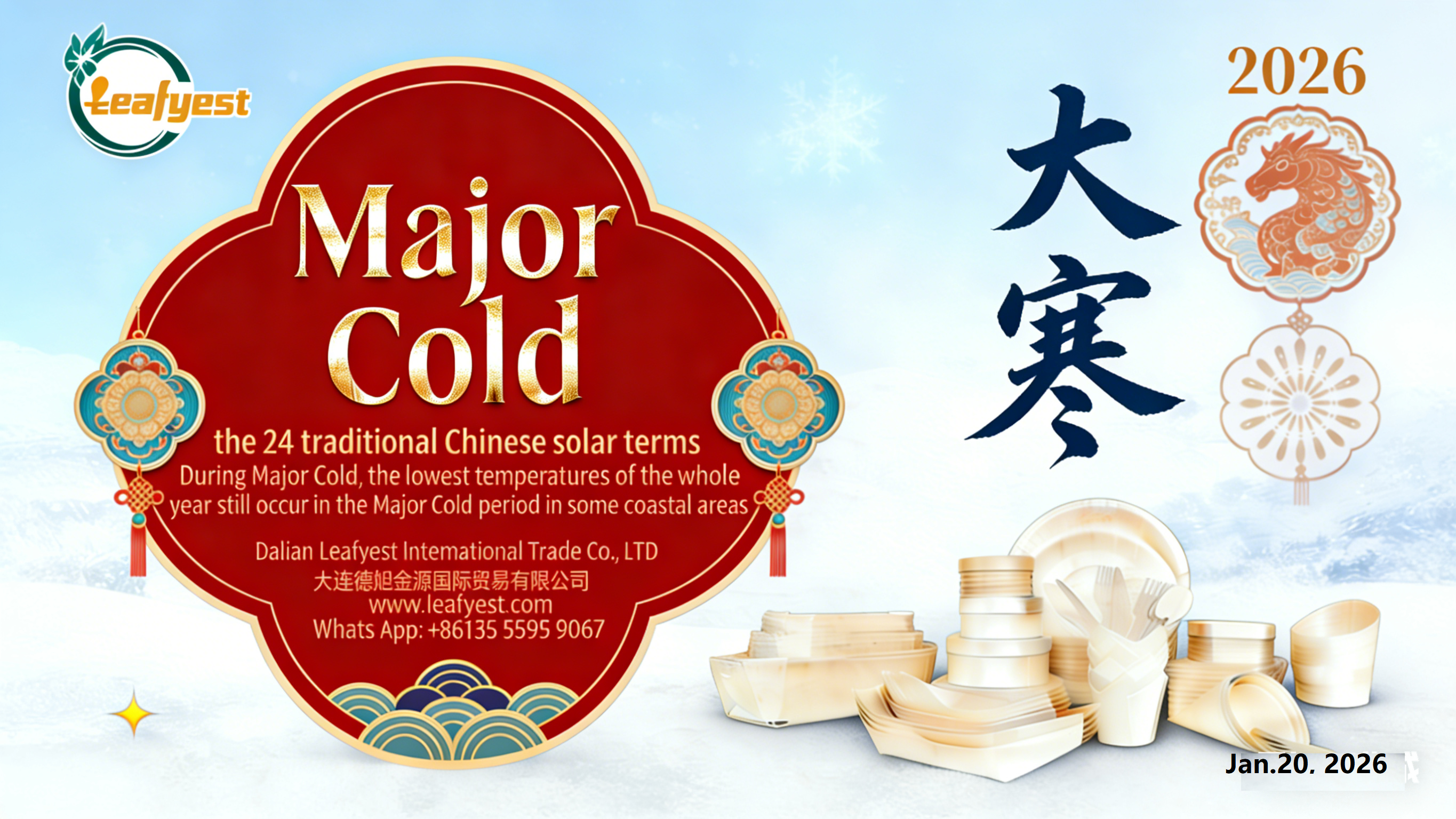 Great Cold Arrives: Warm Your Home with Disposable Wooden Tableware