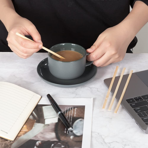 Leafyest Custom Disposable Bamboo Coffee Stirrs: Boost Brand Awareness