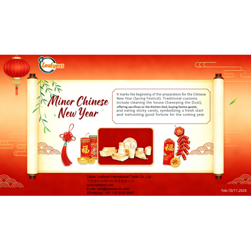 Warm Wishes for Minor New Year: A Message of Gratitude from Dalian Leafyest