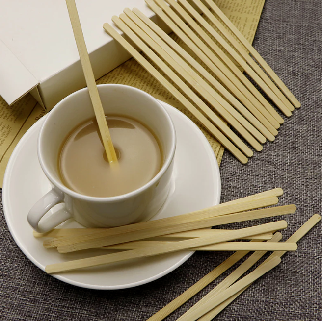 FSC-certified bamboo stirrers