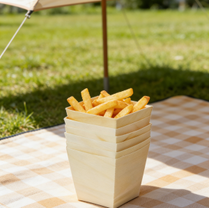 55mm Eco-Friendly Disposable Wooden Cup