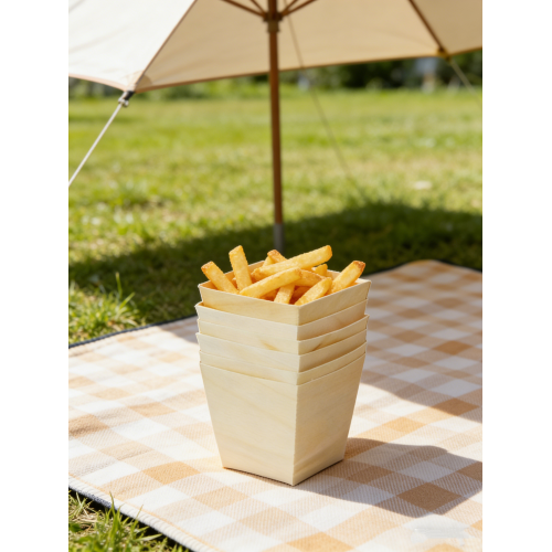 55mm Eco-Friendly Disposable Wooden Cup