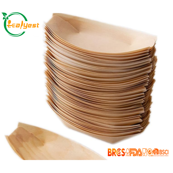 Small-sized Eco-Friendly Disposable Wooden Boat