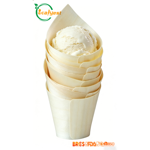 60mm type 1 Eco-Friendly Disposable Wooden Cup