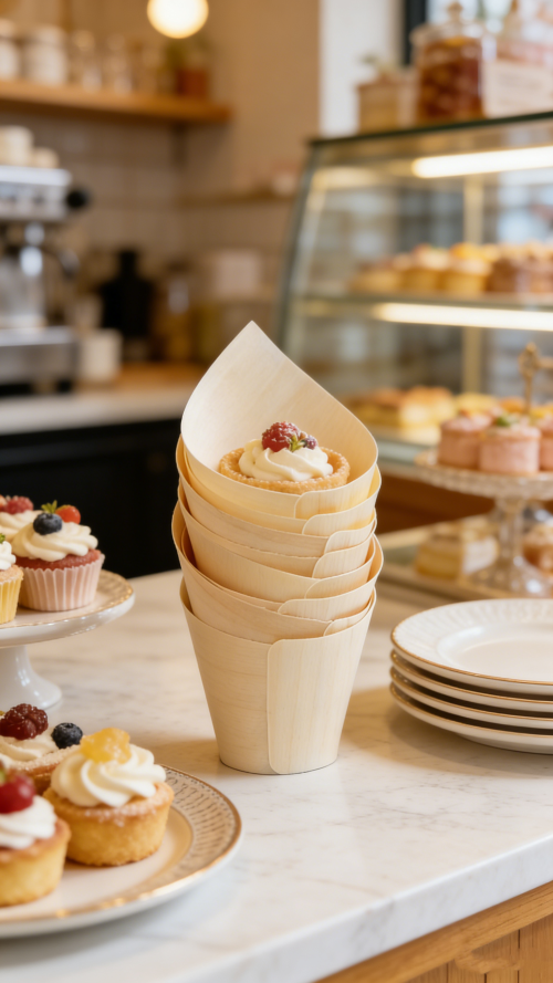 60mm type 1 Eco-Friendly Disposable Wooden Cup